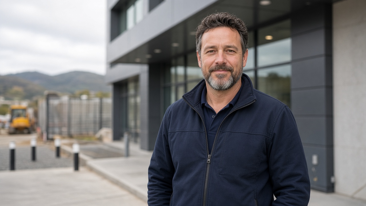 FACILITIES MAN founder and team on a Newcastle commercial site