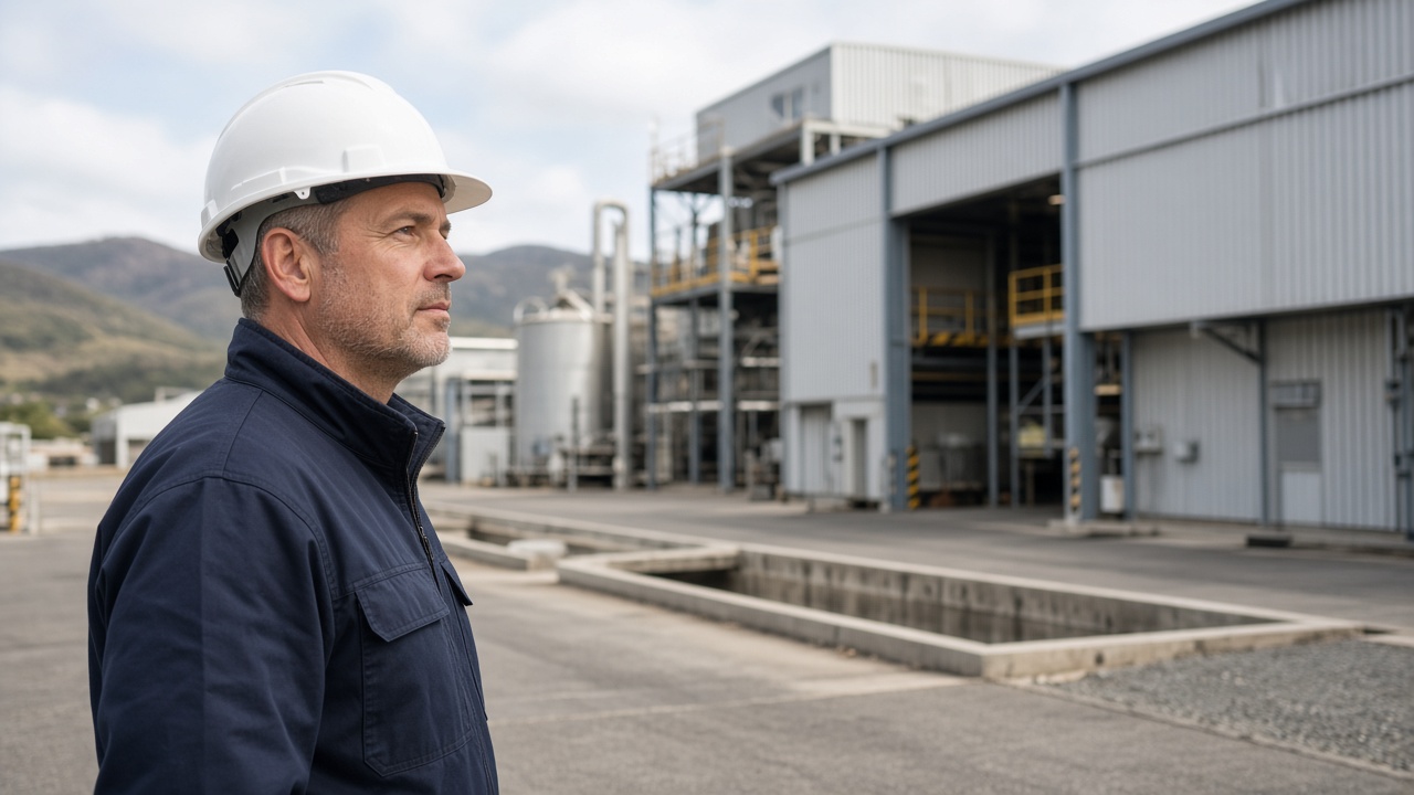 Facilities management contractor conducting site inspection in Newcastle