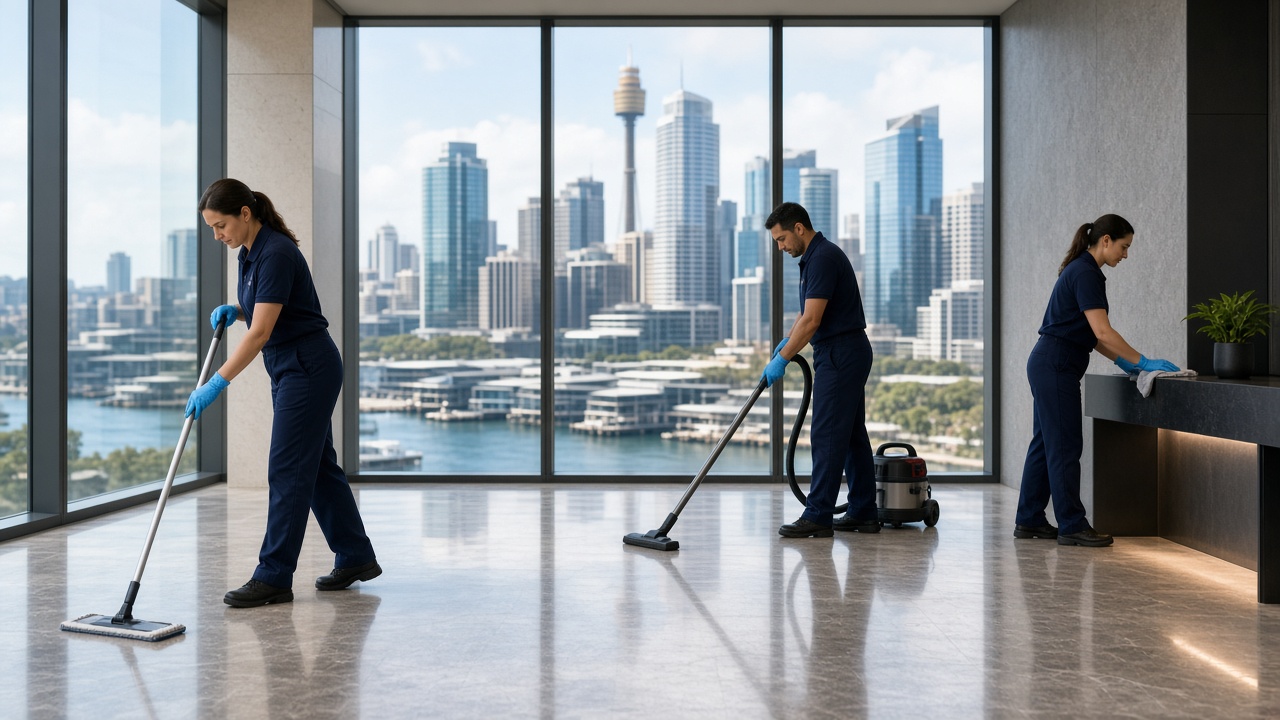 Sydney skyline commercial cleaning