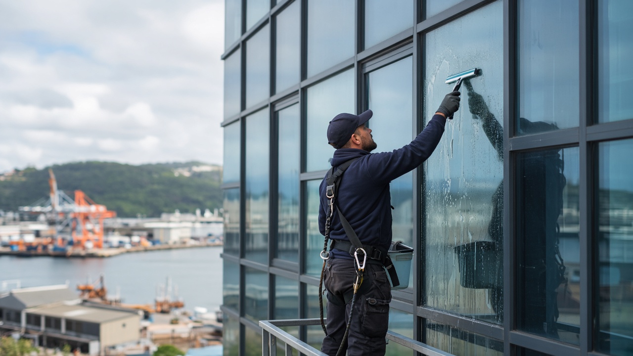 FACILITIES MAN window cleaning