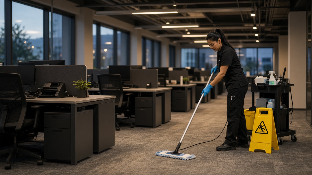 Flexible office cleaning frequencies